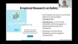 Online community and safety in software engineering.