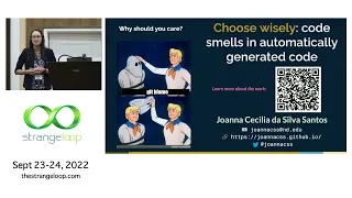 Choose wisely: code smells in automatically generated code.