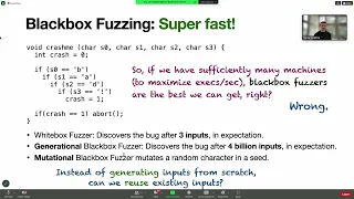 On the surprising efficiency and exponential cost of fuzzing.